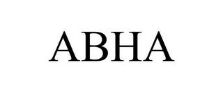 ABHA trademark