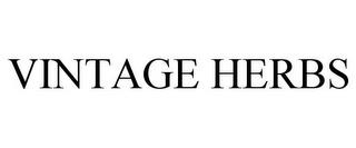 VINTAGE HERBS trademark