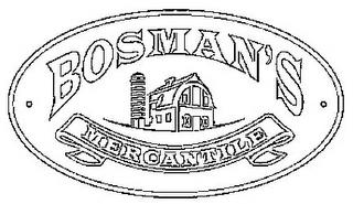 · BOSMAN'S · MERCANTILE trademark