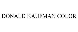 DONALD KAUFMAN COLOR trademark