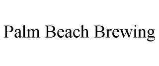 PALM BEACH BREWING trademark