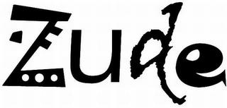 ZUDE trademark