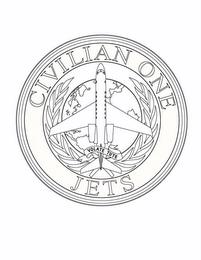 CIVILIAN ONE JETS VOLATE TUTE trademark