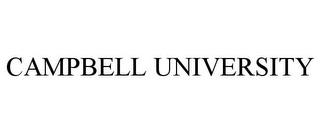 CAMPBELL UNIVERSITY trademark