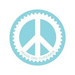 PEACE AND CUPCAKES trademark