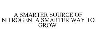 A SMARTER SOURCE OF NITROGEN. A SMARTERWAY TO GROW. trademark