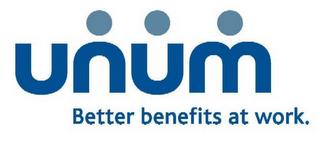 UNUM BETTER BENEFITS AT WORK. trademark