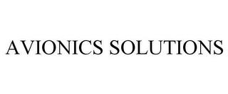 AVIONICS SOLUTIONS trademark