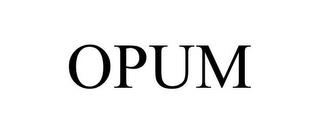 OPUM trademark