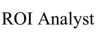 ROI ANALYST trademark