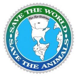 · SAVE THE WORLD · SAVE THE ANIMALS RYN RYN PRODUCTIONS trademark