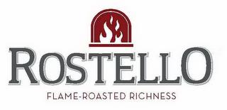 ROSTELLO FLAME-ROASTED RICHNESS trademark