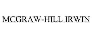 MCGRAW-HILL IRWIN trademark