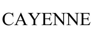 CAYENNE trademark