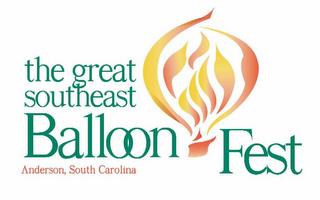 THE GREAT SOUTHEAST BALLOON FEST ANDERSON SOUTH CAROLINA trademark