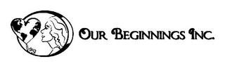 OUR BEGINNINGS INC. trademark