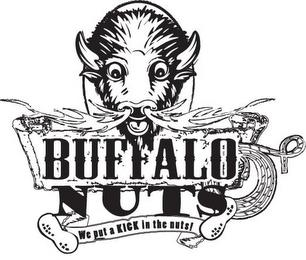 BUFFALO NUTS WE PUT A KICK IN THE NUTS! trademark