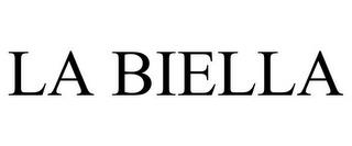 LA BIELLA trademark