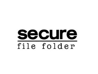 SECURE FILE FOLDER trademark