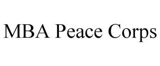 MBA PEACE CORPS trademark