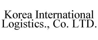 KOREA INTERNATIONAL LOGISTICS., CO. LTD. trademark