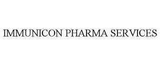 IMMUNICON PHARMA SERVICES trademark