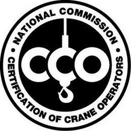 CCO · NATIONAL COMMISSION · CERTIFICATION OF CRANE OPERATORS trademark