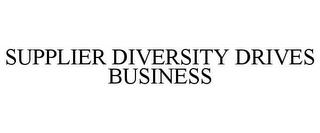 SUPPLIER DIVERSITY DRIVES BUSINESS trademark