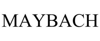 MAYBACH trademark