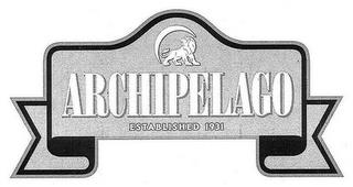 ARCHIPELAGO ESTABLISHED 1931 trademark