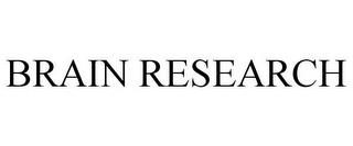 BRAIN RESEARCH trademark