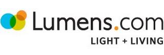 LUMENS.COM LIGHT + LIVING trademark