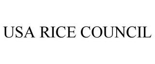 USA RICE COUNCIL trademark