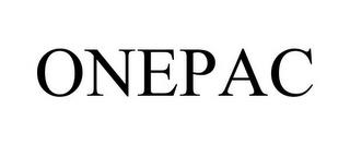 ONEPAC trademark