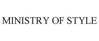 MINISTRY OF STYLE trademark