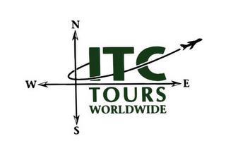 ITC TOURS WORLDWIDE N S W E trademark