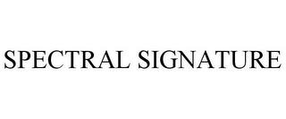 SPECTRAL SIGNATURE trademark