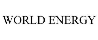 WORLD ENERGY trademark