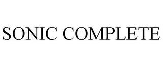 SONIC COMPLETE trademark