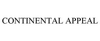 CONTINENTAL APPEAL trademark