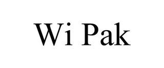 WI PAK trademark