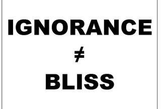 IGNORANCE BLISS trademark