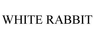 WHITE RABBIT trademark