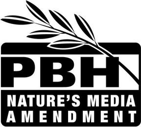 PBH NATURE'S MEDIA AMENDMENT trademark