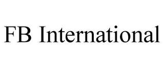 FB INTERNATIONAL trademark