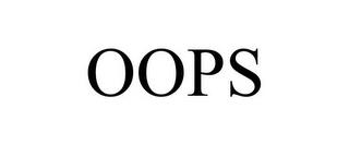 OOPS trademark