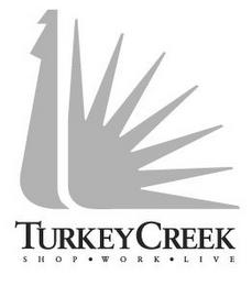 TURKEY CREEK SHOP WORK LIVE trademark