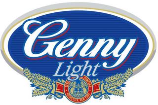 GENNY LIGHT GENESEE BREWING COMPANY, ROCHESTER, NEW YORK trademark