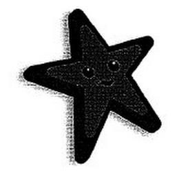 SHAPE OF A STAR WITH A SMILEY FACE trademark