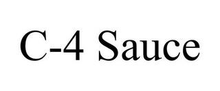 C-4 SAUCE trademark